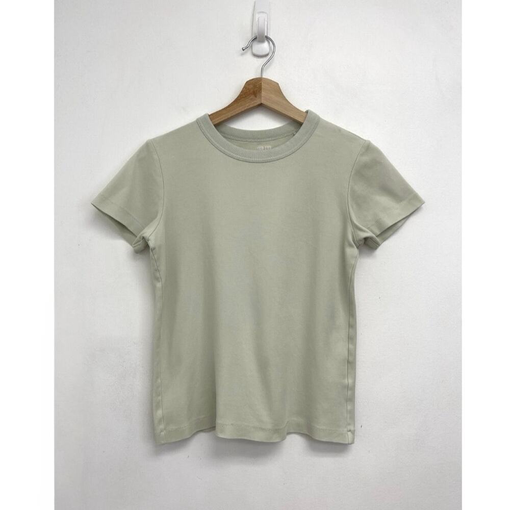 Uniqlo Mint Crew Neck Short Sleeve Tee Thick Cotton Basic Classic Capsule XS